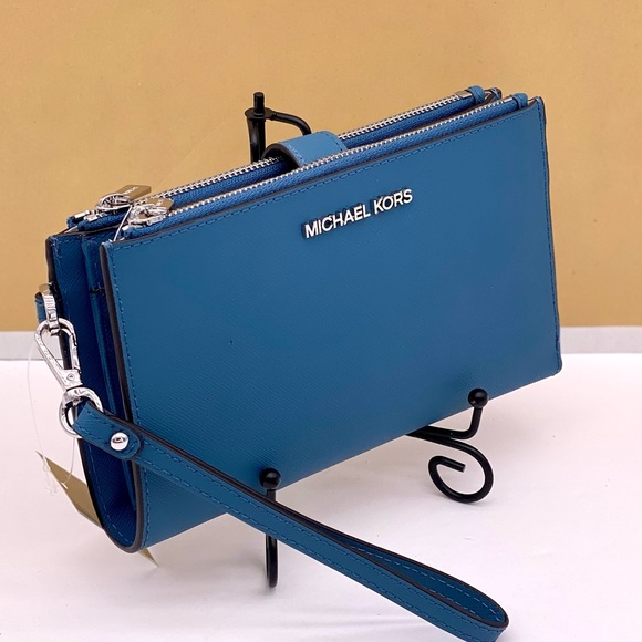 Michael Kors DoubleZip Wallet Wristlet Phone Case - Picture 1 of 14